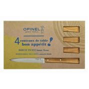 Cuchillos Opinel N°125 Mesa Olivo - 4 unidades