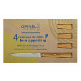 Cuchillos Opinel N°125 Mesa Olivo - 4 unidades