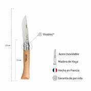 Cuchillo N°10 de acero inoxidable