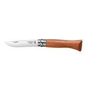 Cuchillo Opinel N°6 mango palo rojo