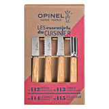 Set cocina Opinel esenciales madera olivo