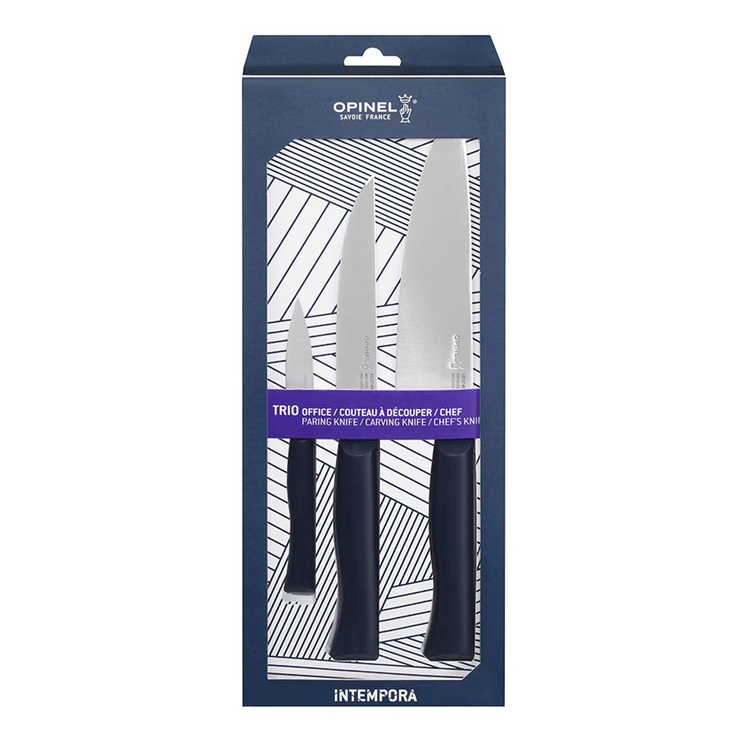 Cuchilos Opinel Trio Intempora