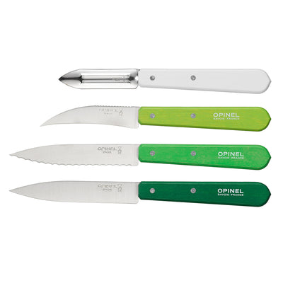 Cuchillos Opinel N°112 Los esenciales primavera - 4 unidades