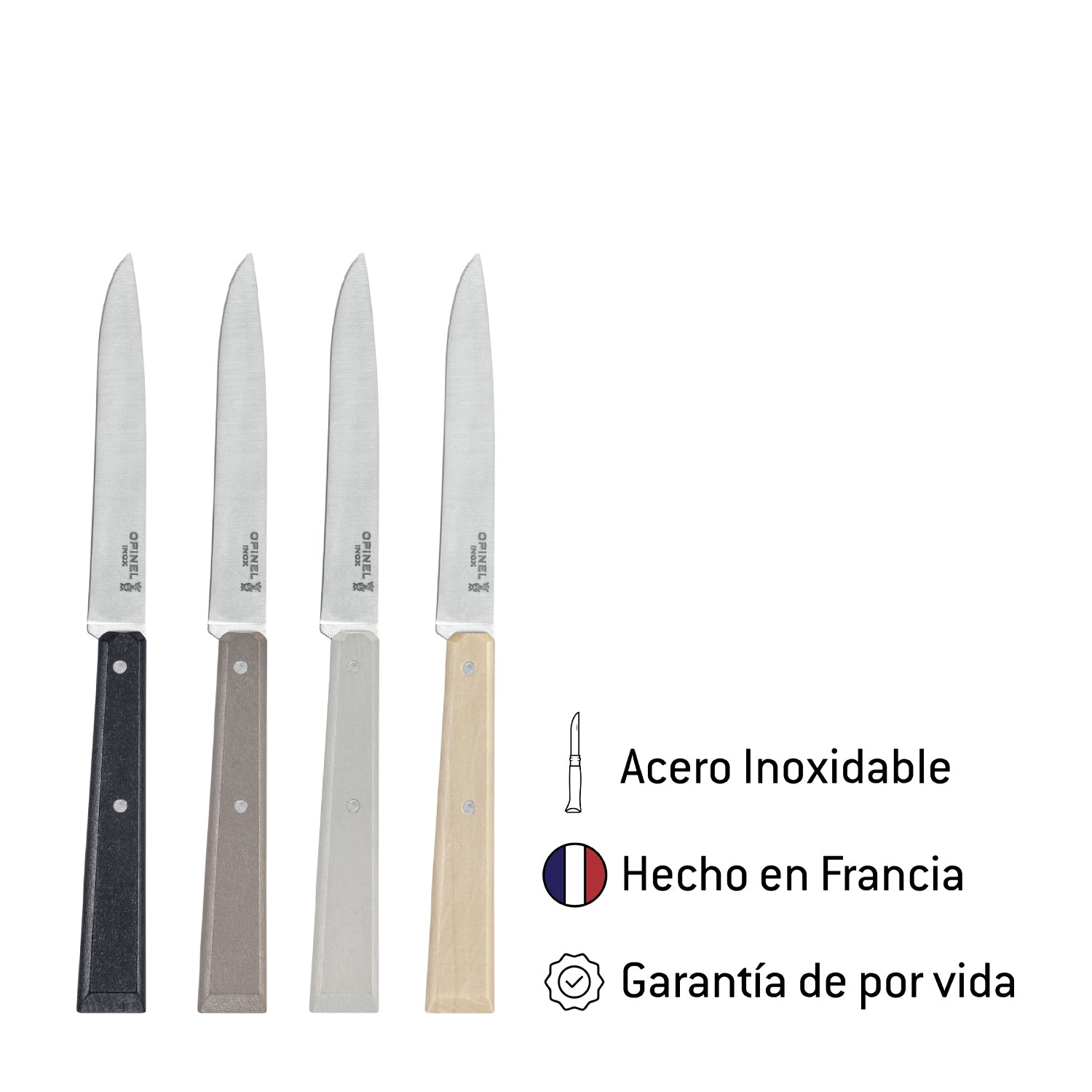 Cuchillos N°125 Bon Appétit Mineral - 4 unidades