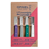 Cuchillos Opinel N°112 Los esenciales art deco - 4 unidades