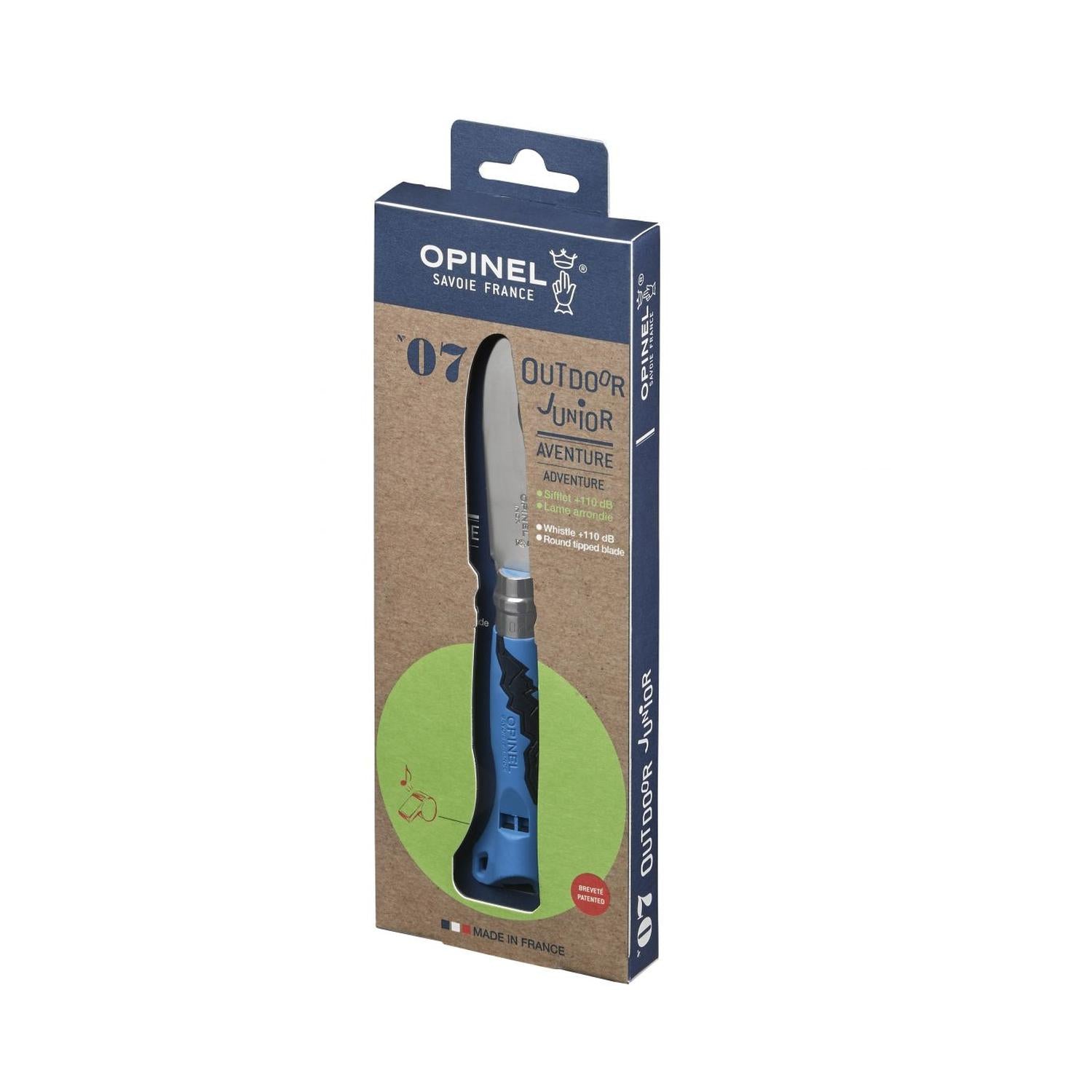 Cuchillo Opinel N°7 outdoor niños azul