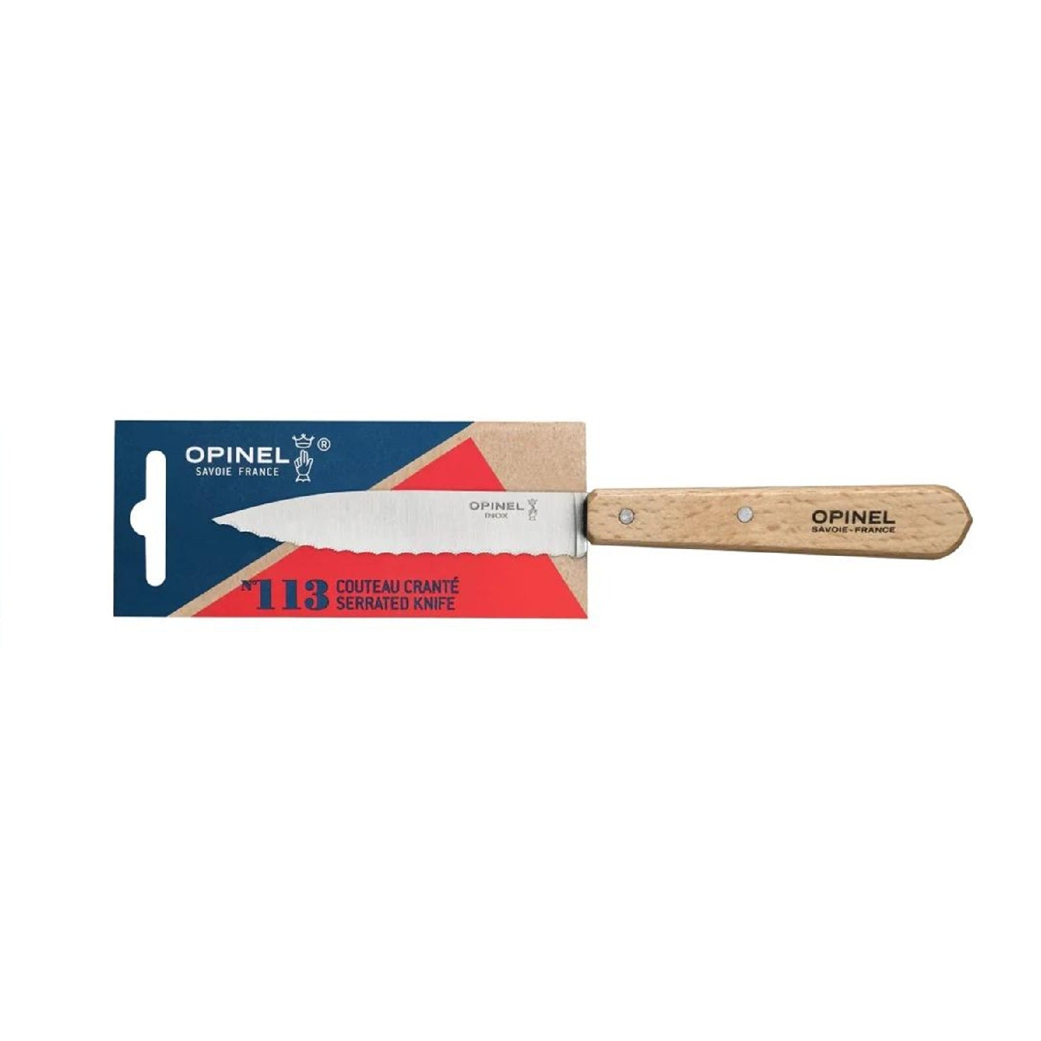 Cuchillo N°113 dentado natural