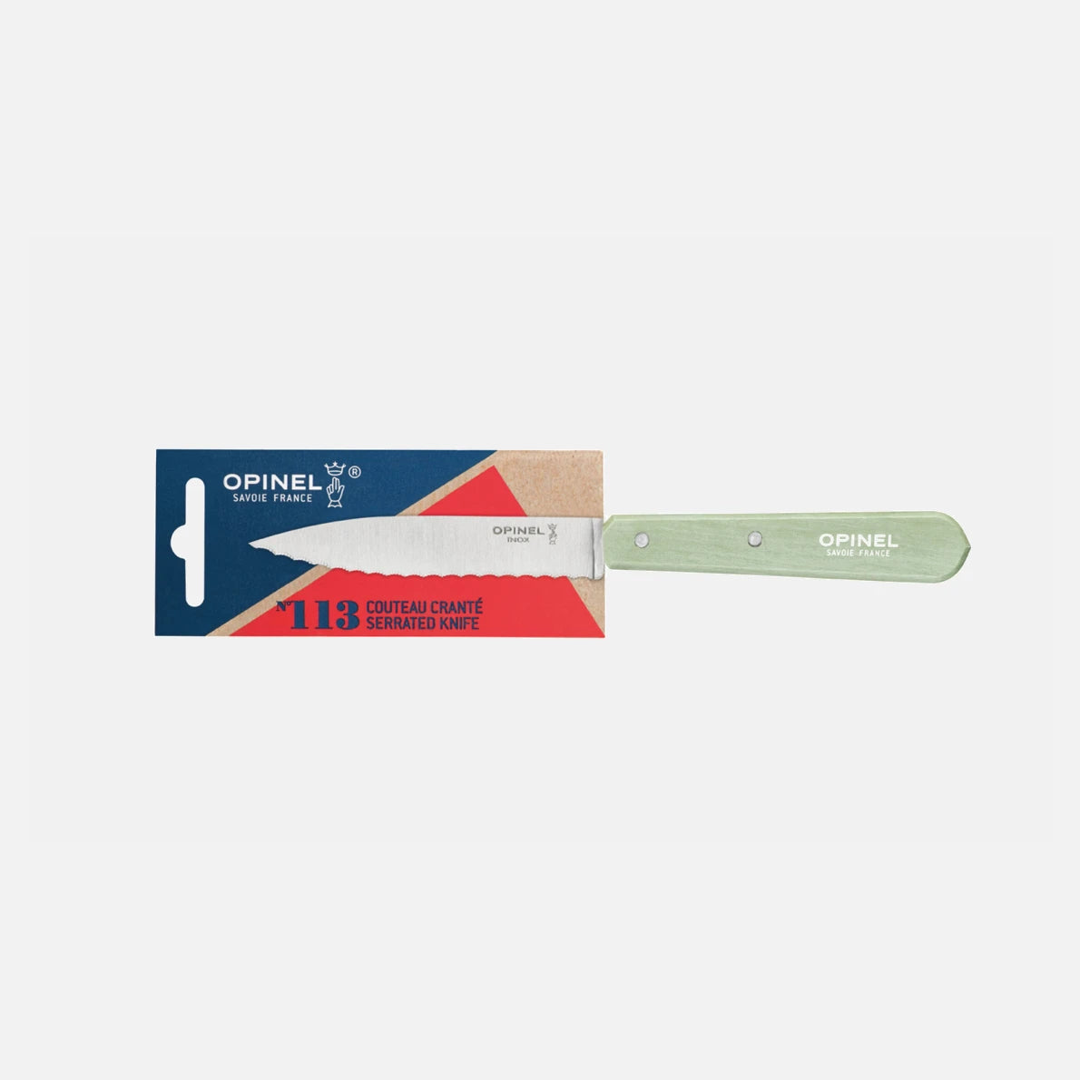 Cuchillo dentado N°113 Salvia