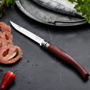 Cuchillo Opinel N°12 Slim mango de palo rojo
