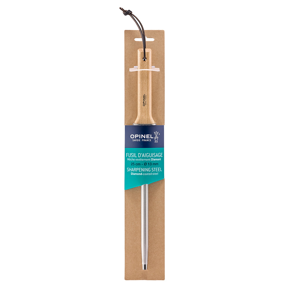 Fusil diamantado 25 cm Opinel Plateado