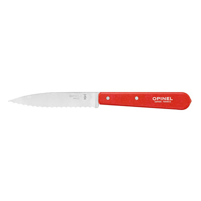 Cuchillo dentado N°113 Opinel Rojo