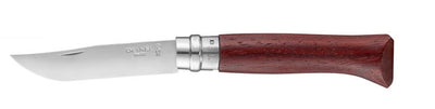 Cuchillo Opinel N°8 mango de palo rojo