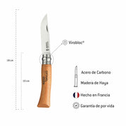 Cuchillo N°7 de acero carbono