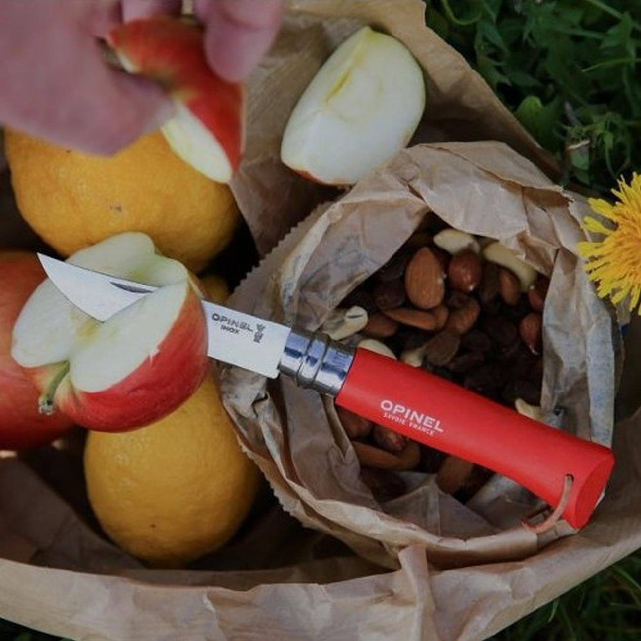 Cuchillo Opinel N°8 Trekking rojo