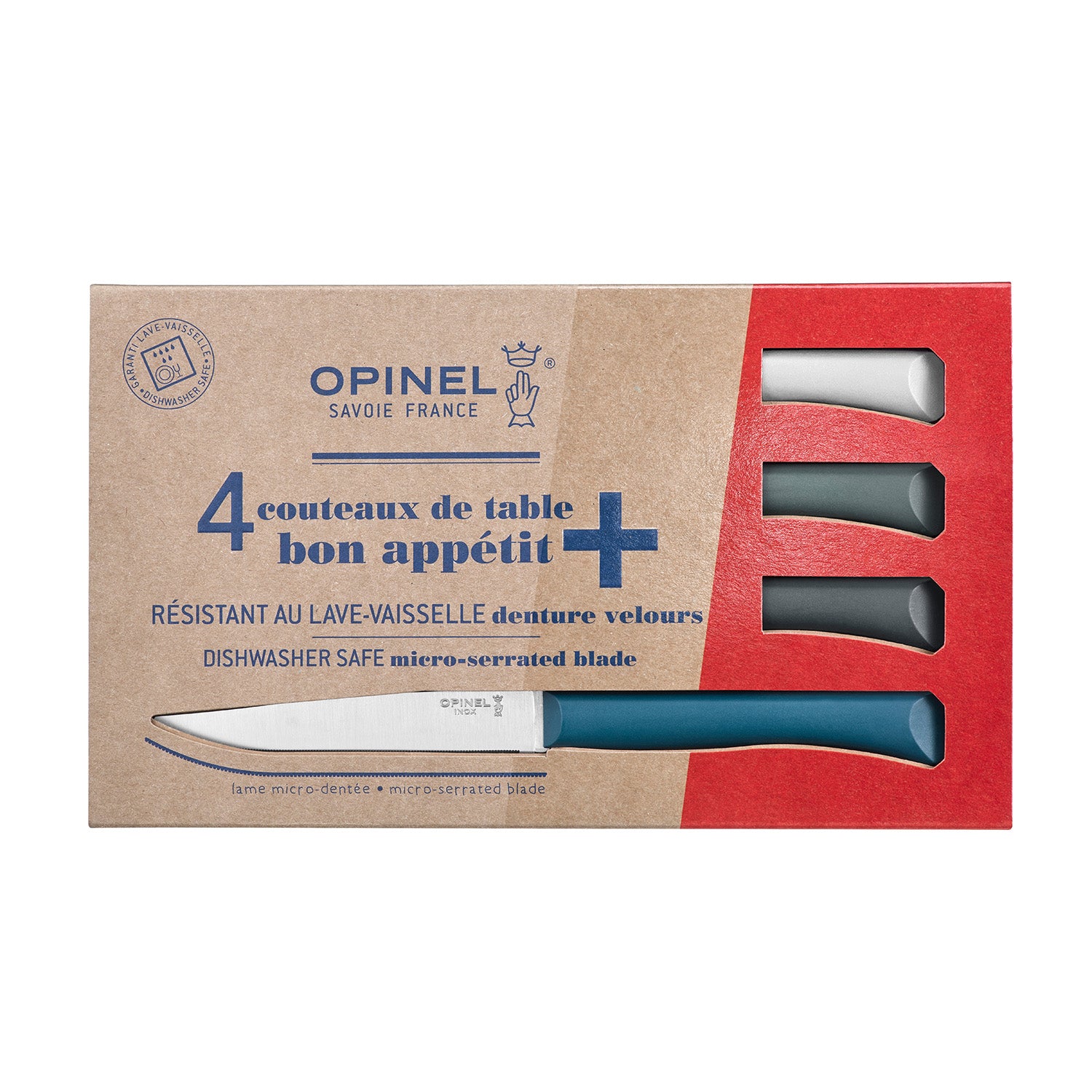 Set x4 Bon Appétit Plus Opinel Tempestad
