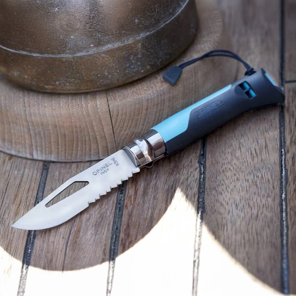 Cuchillo Opinel N°8 outdoor azul