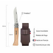 Cuchillo Opinel N°8 con funda