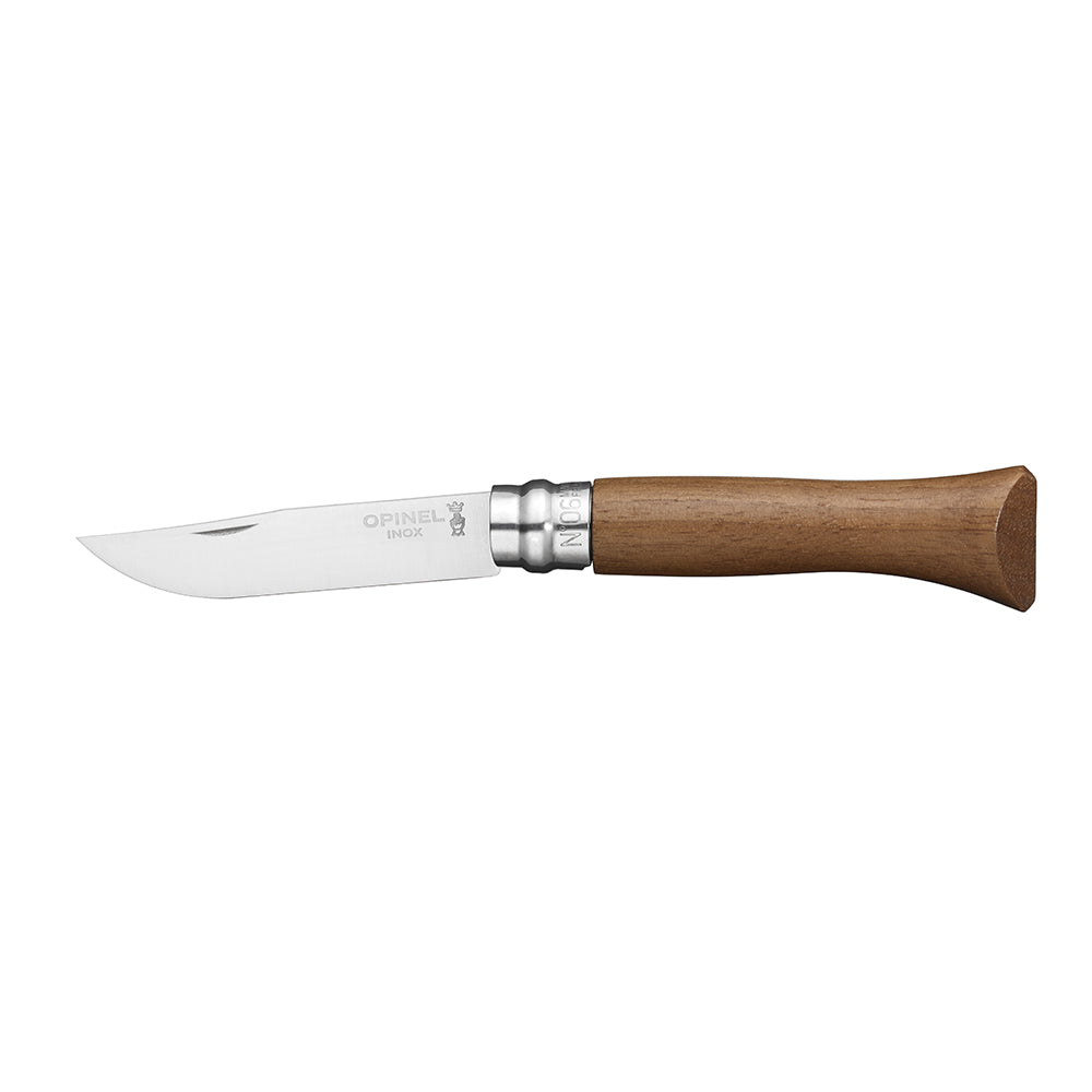 Cuchillo Opinel N°6 mango de nogal
