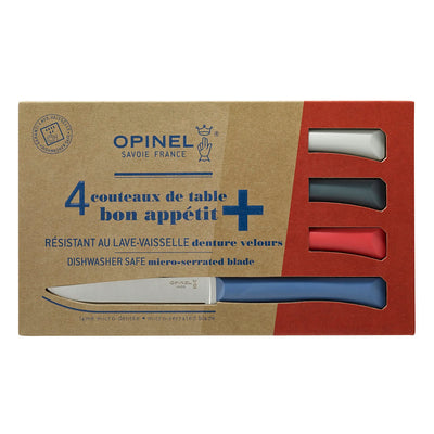 Set x4 Bon Appétit Plus Opinel Primo (Mix colores)