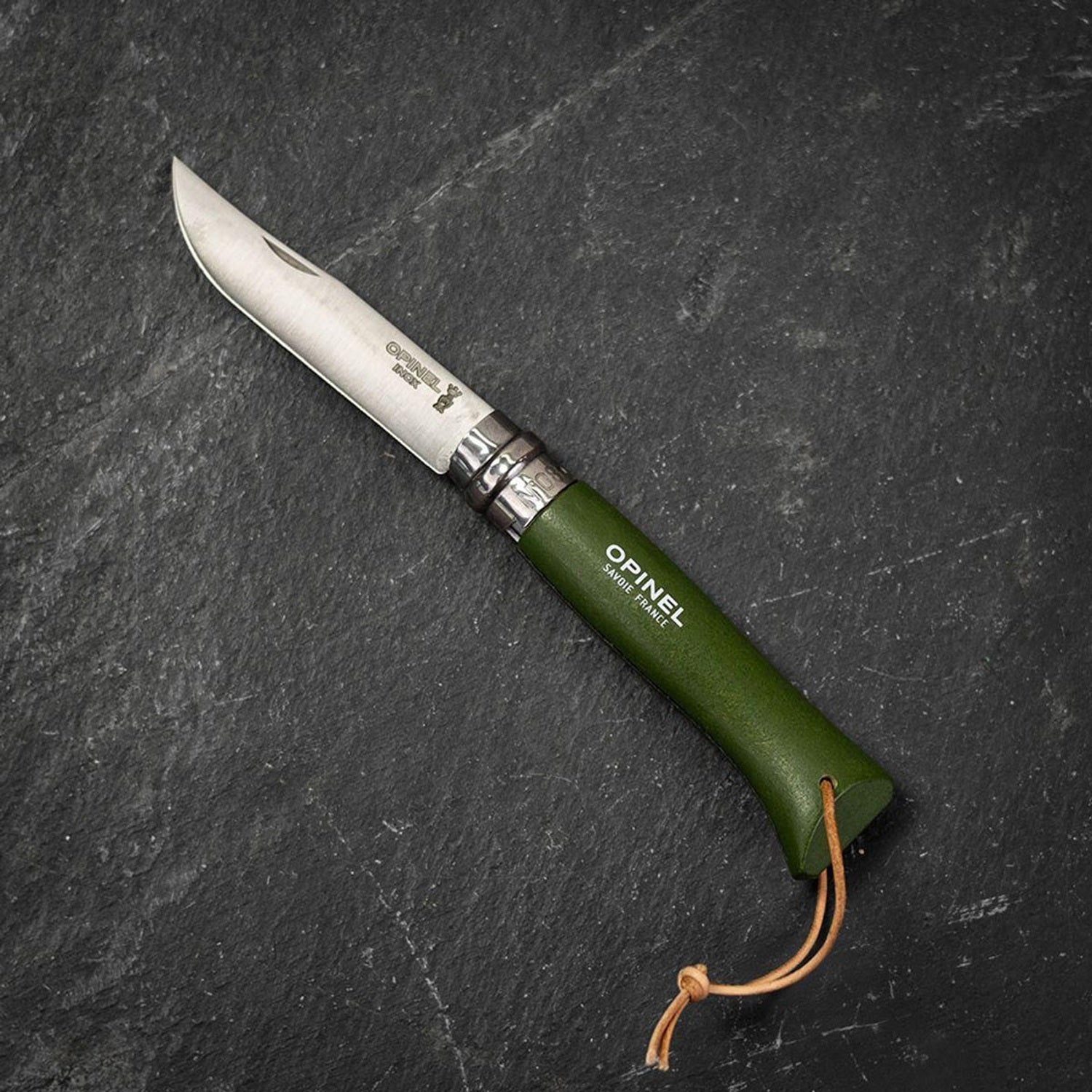 Cuchillo Opinel N°8 Trekking verde oscuro