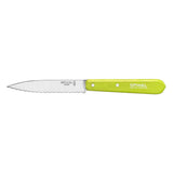 Cuchillo Opinel N°113 dentado verde limon