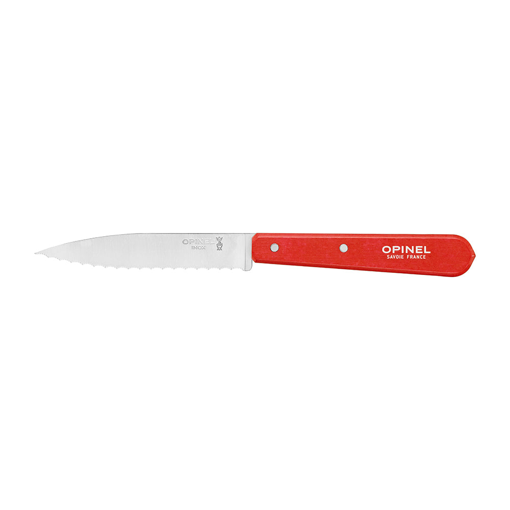 Cuchillo dentado N°113 Opinel Rojo