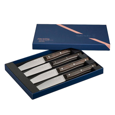 Cuchillos Opinel de mesa Fresno oscuro  - 4 unidades