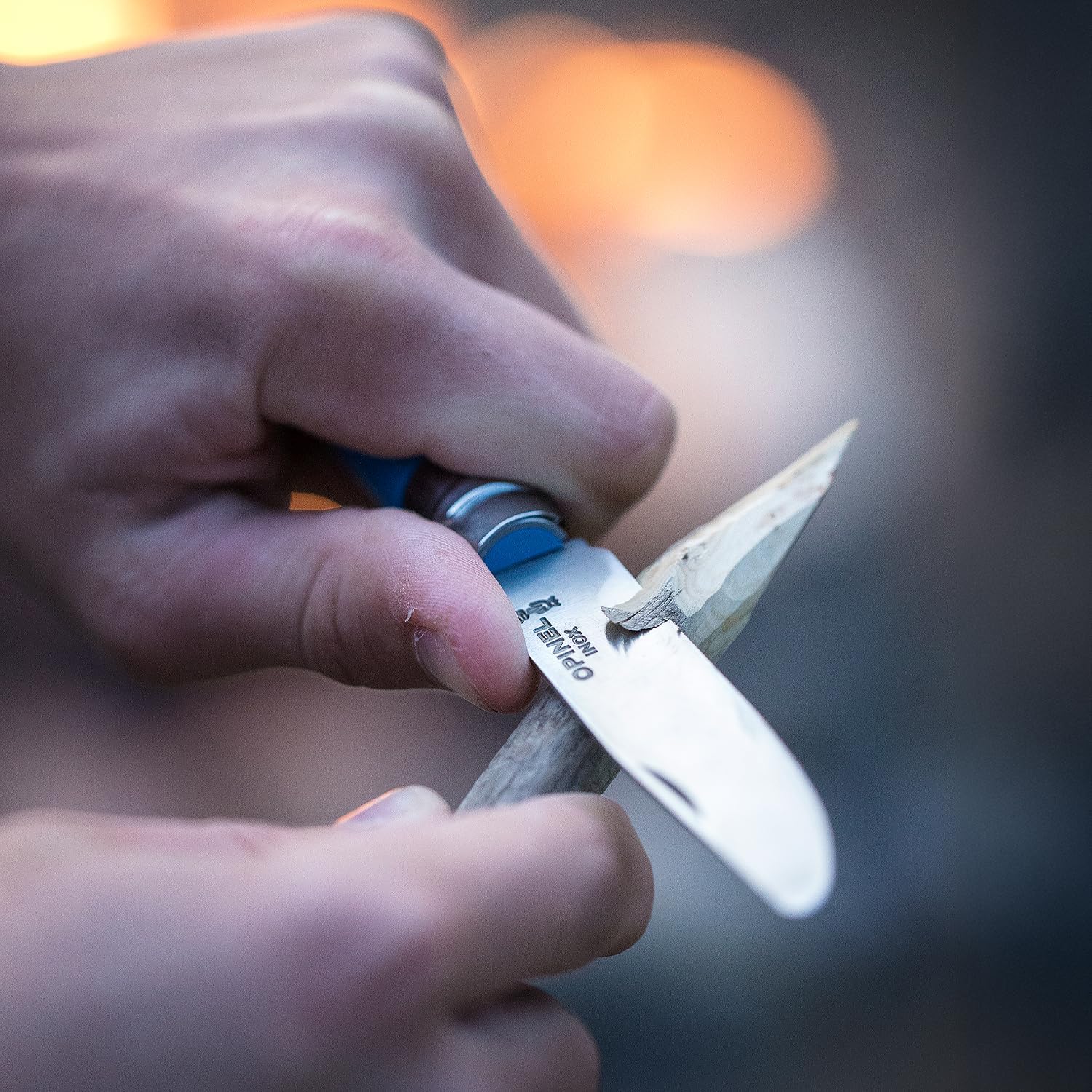 Cuchillo Opinel N°7 outdoor niños azul