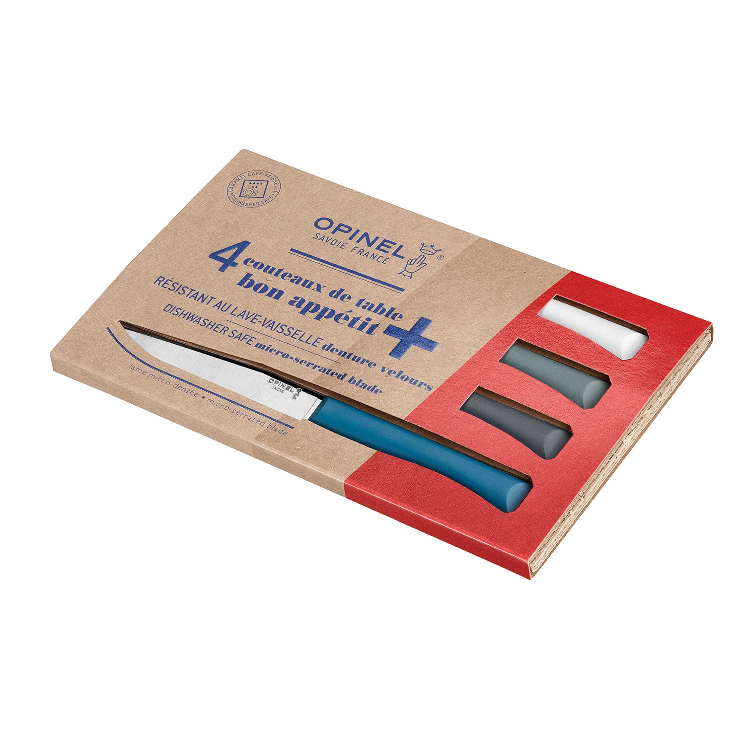 Set x4 Bon Appétit Plus Opinel Tempestad