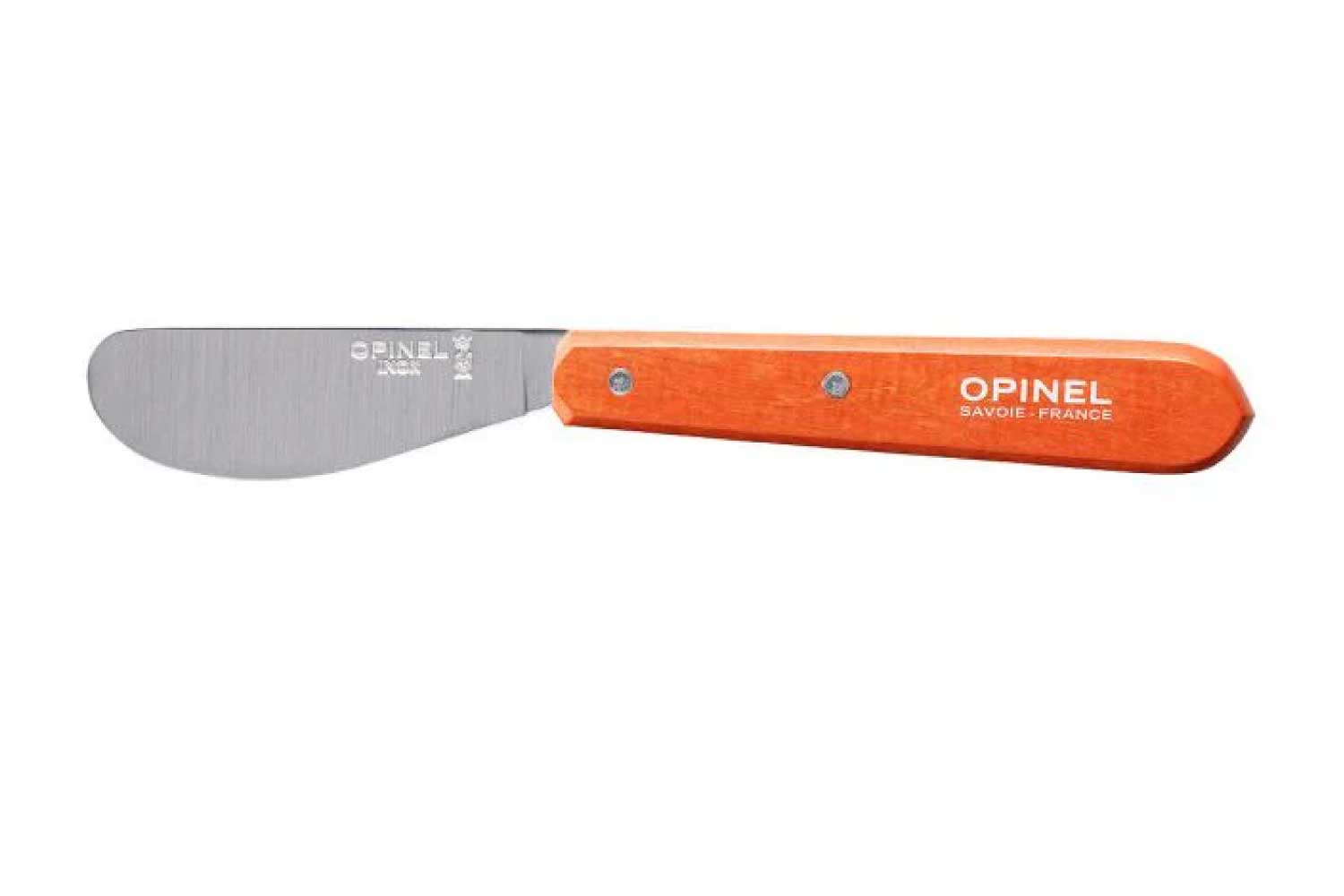 Cuchillo Opinel N°117 mantequilla naranjo