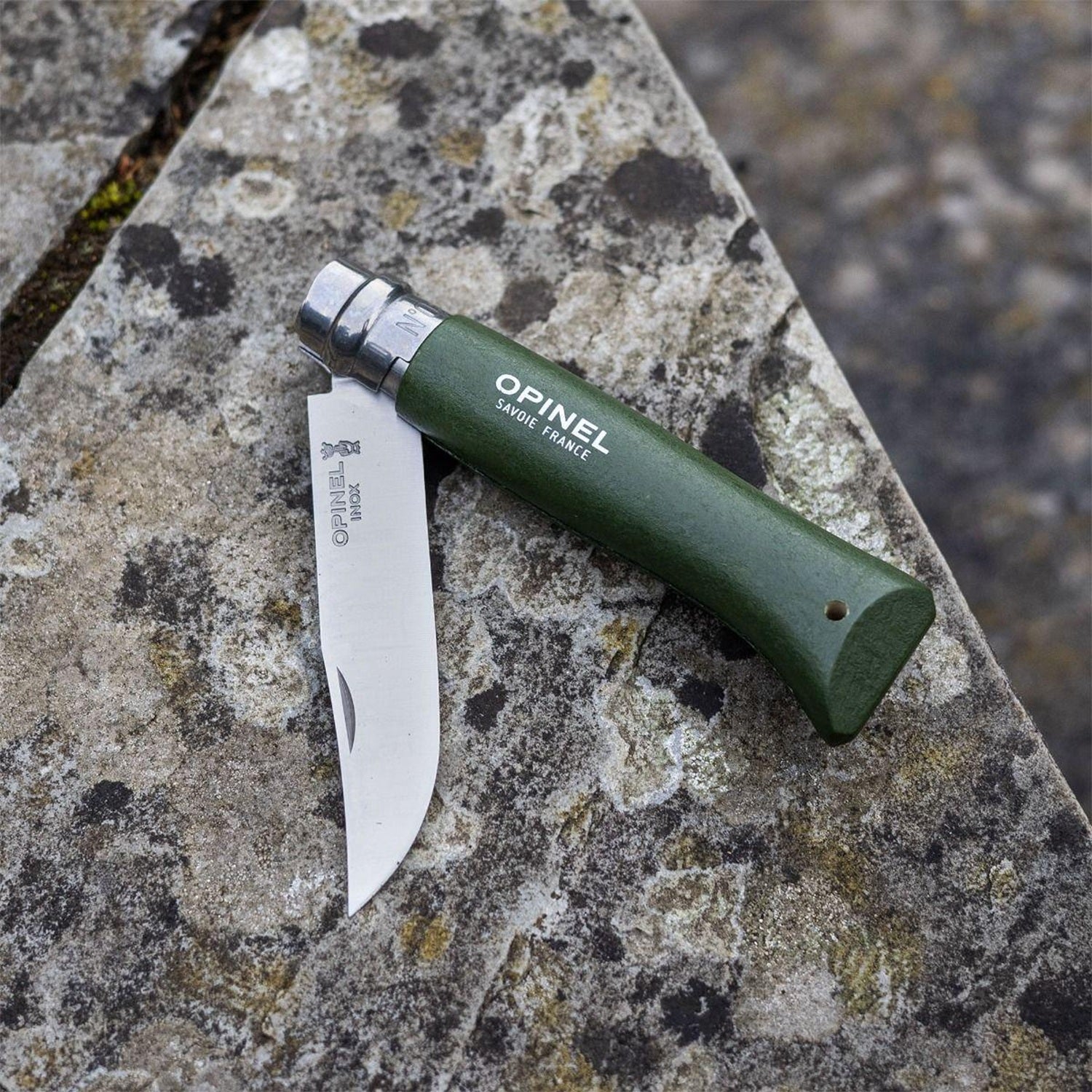 Cuchillo Opinel N°8 Trekking verde oscuro