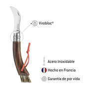 Cuchillo N°08 Nogal para cosechar setas