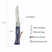 Cuchillo Opinel N°8 Trekking azul