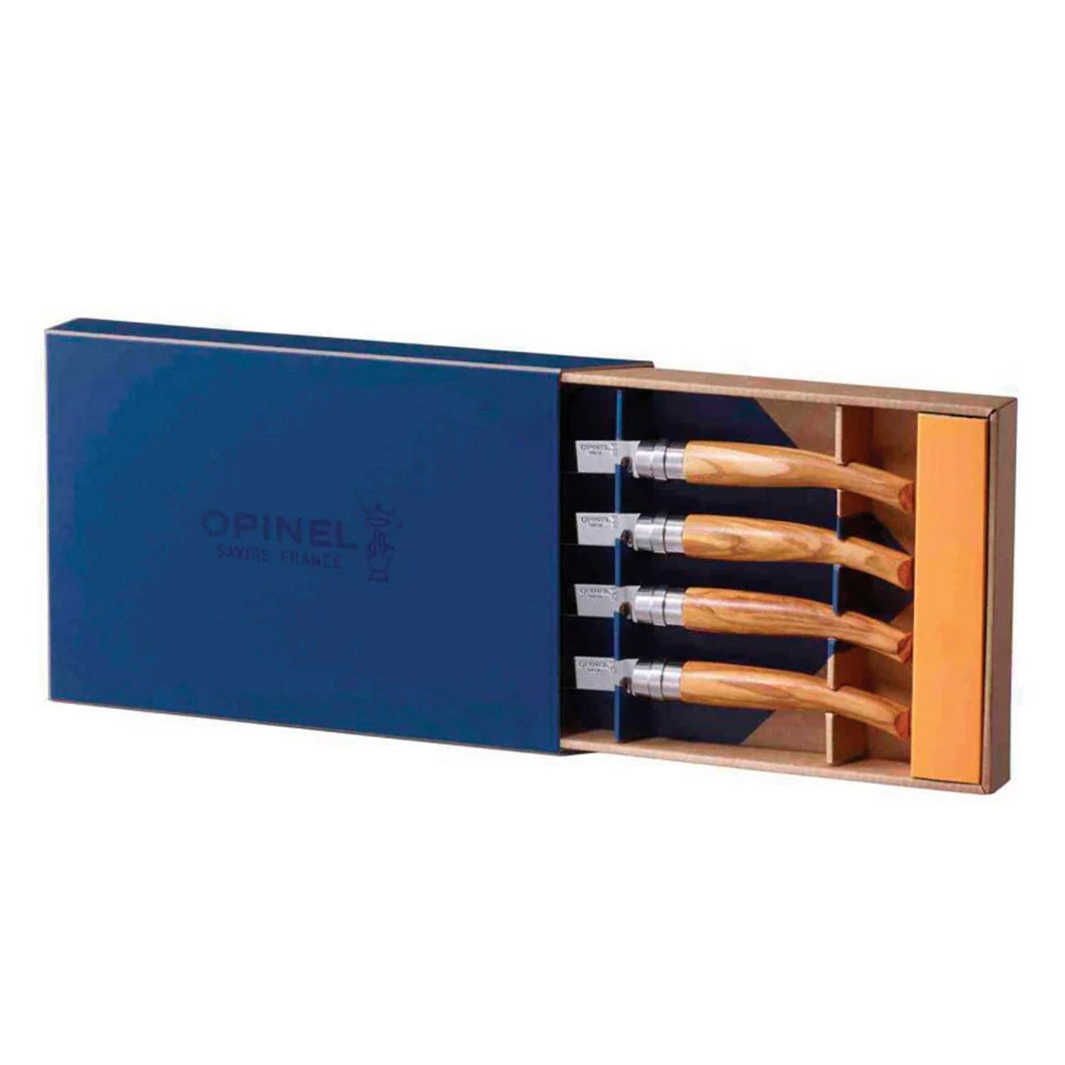 Cuchillos Opinel Table Chic Olivo