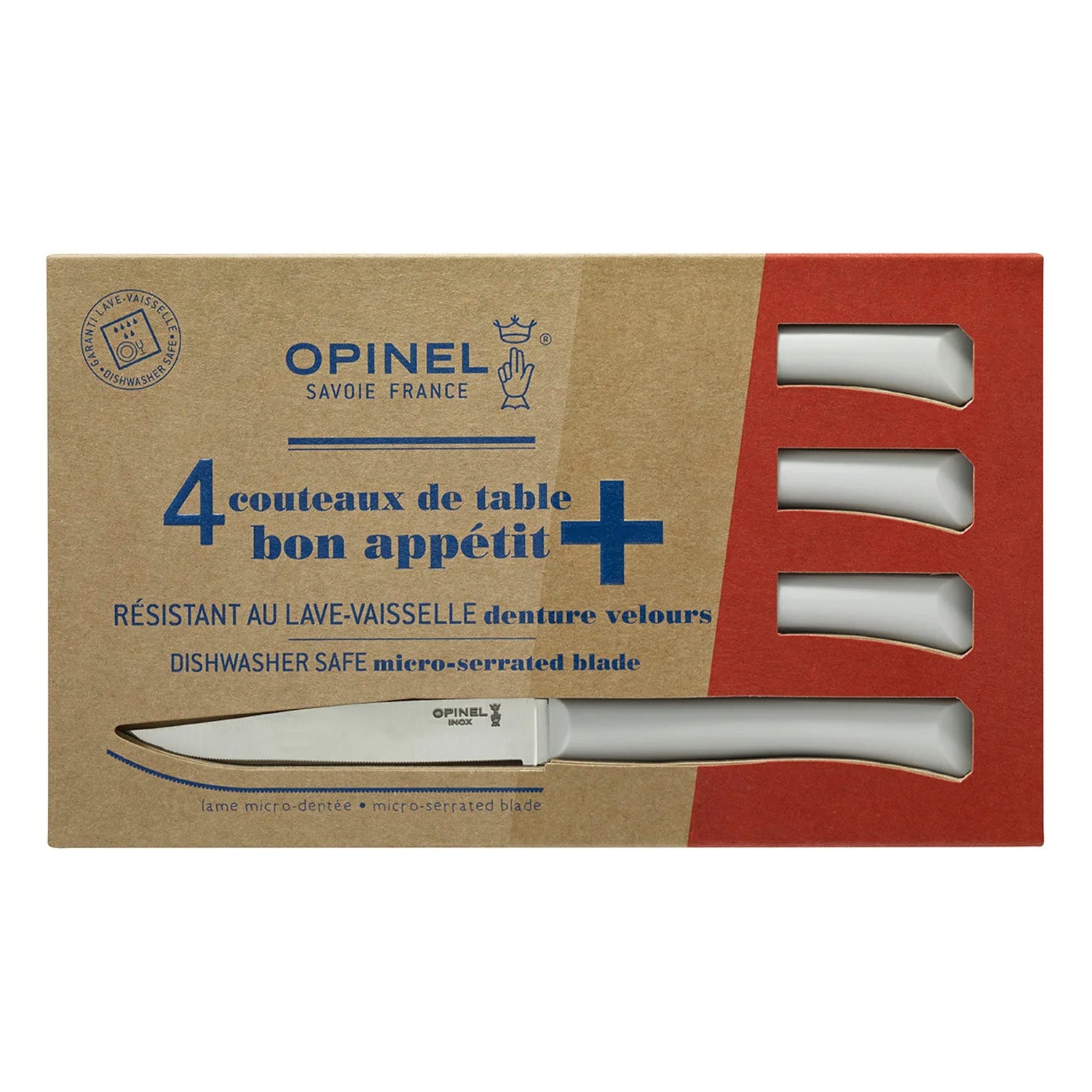 Set x4 Bon Appétit Plus Opinel Nube