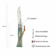 Cuchillo N°6 Trekking salvia