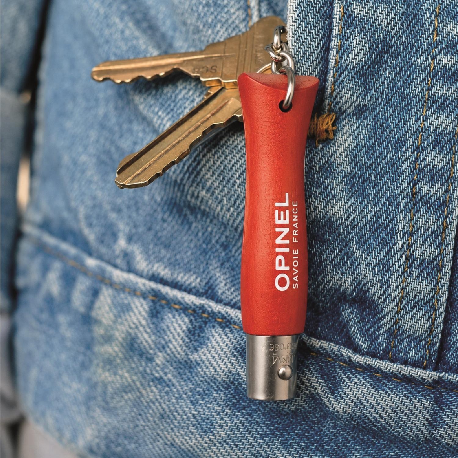 Cuchillo N°4 llavero rojo