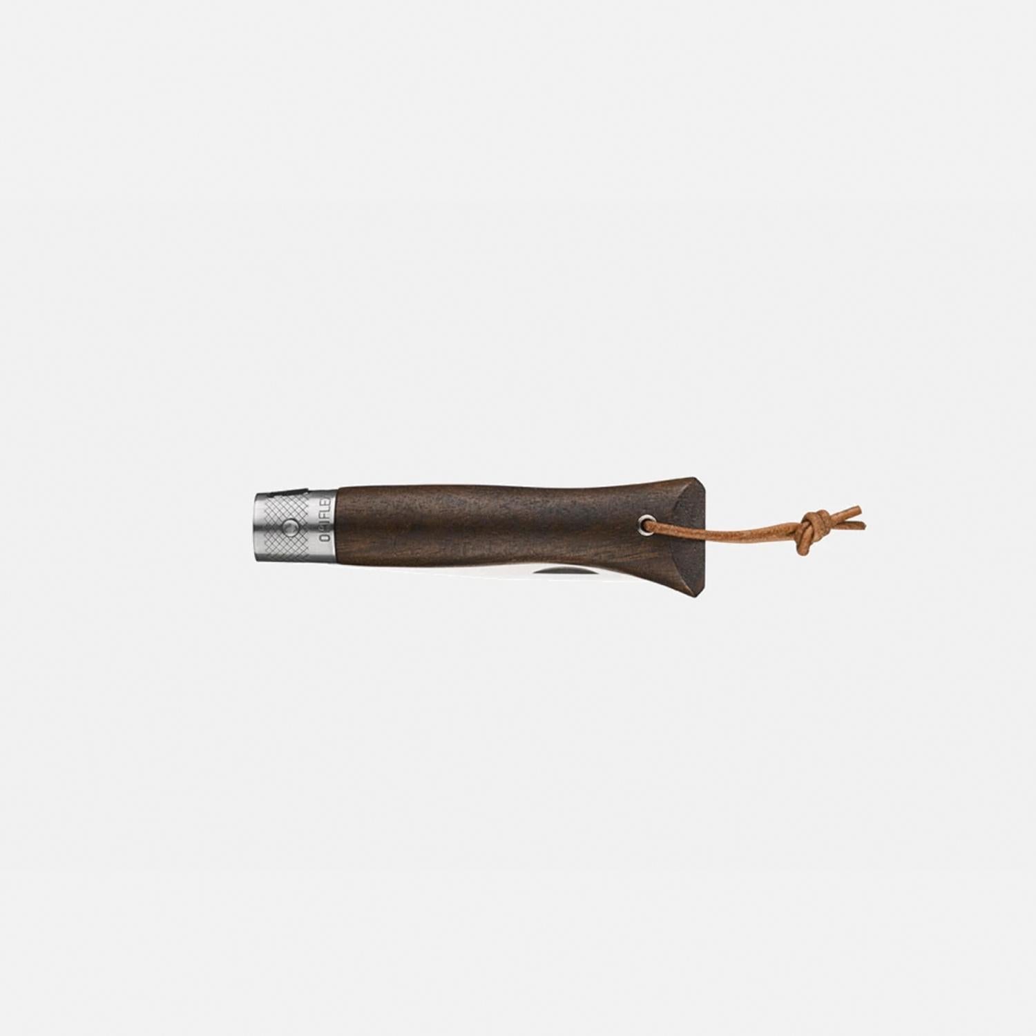 Cuchillo Opinel Neo N°6 de acero inoxidable Opiflex nogal negro