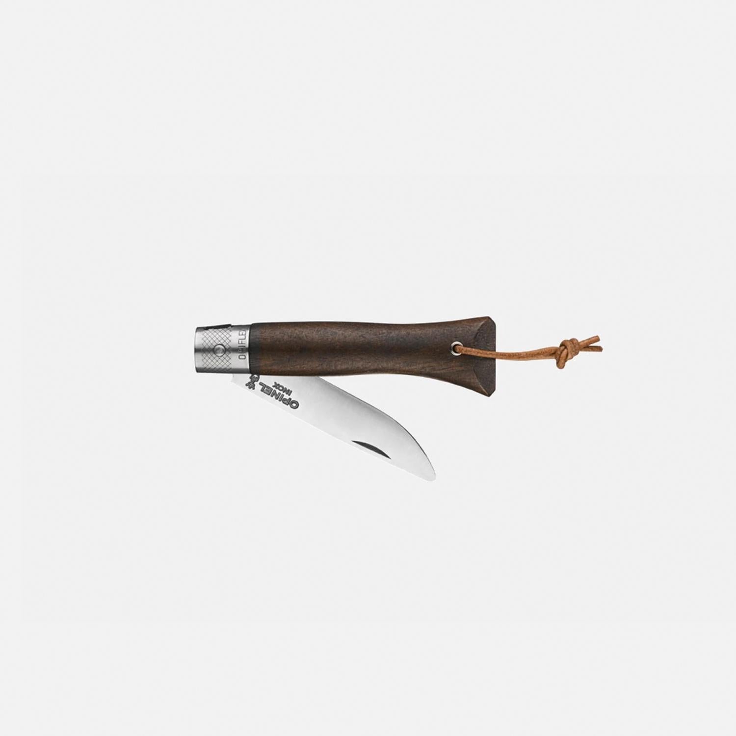 Cuchillo Opinel Neo N°6 de acero inoxidable Opiflex nogal negro