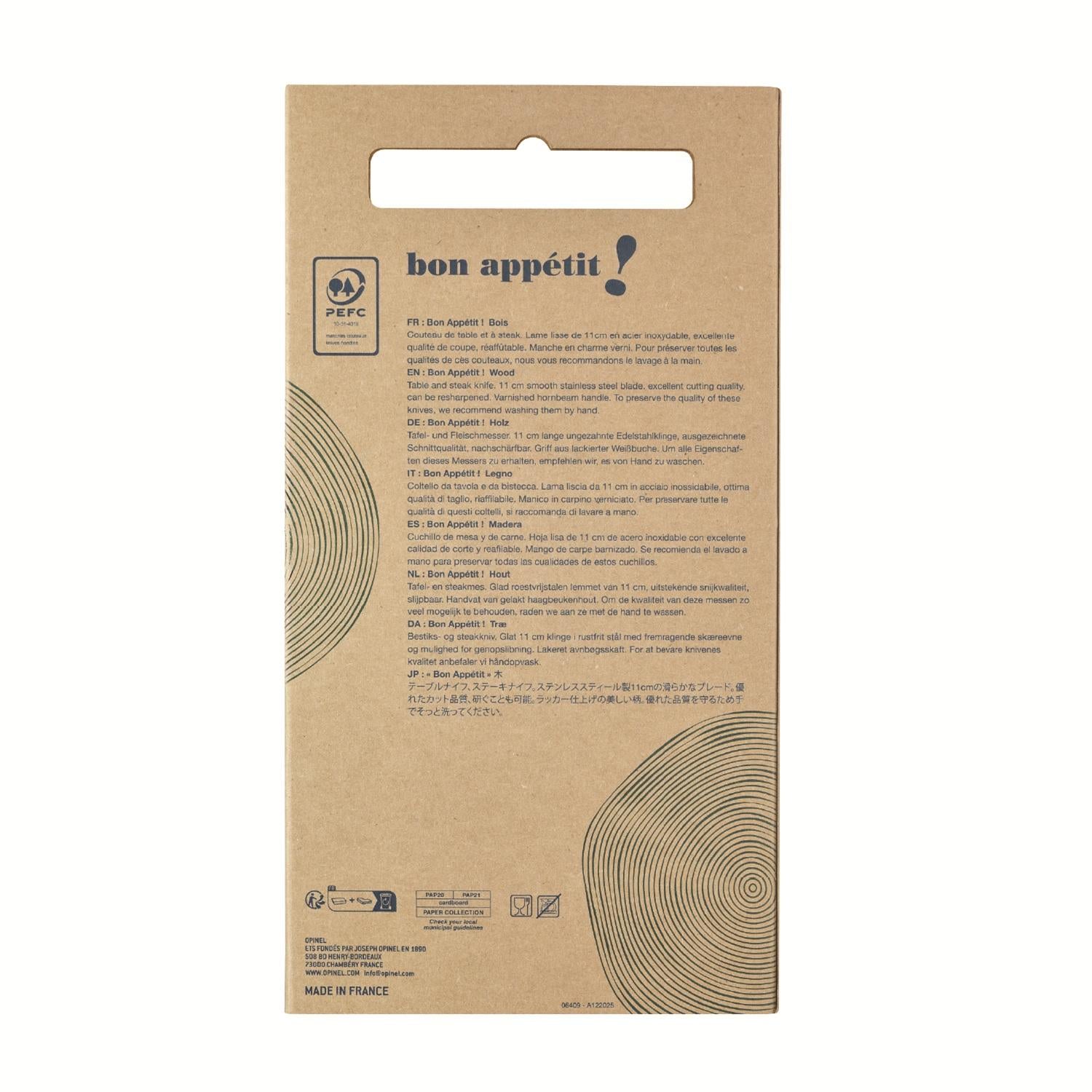 Cuchillos N°125 Bon Appétit Gris - 4 unidades