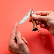 Cuchillo Opinel Neo N°6 de acero inoxidable Opiflex nogal negro
