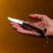 Cuchillo Opinel Neo N°6 de acero inoxidable Opiflex nogal negro