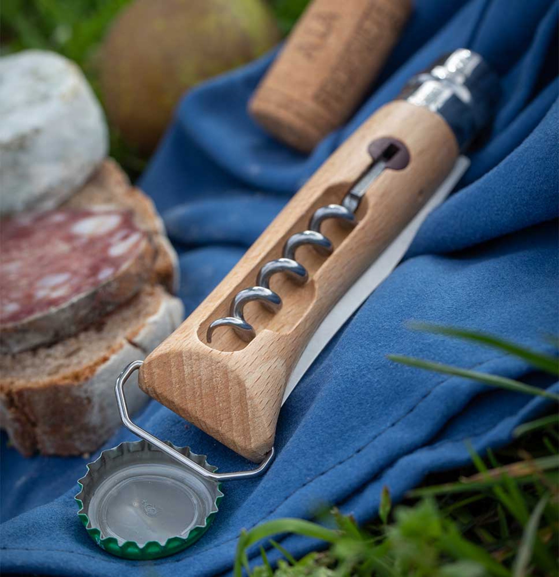 Cuchillo Opinel N°10 Abrebotellas con Sacacorchos